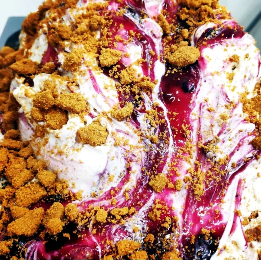 helado con sirope